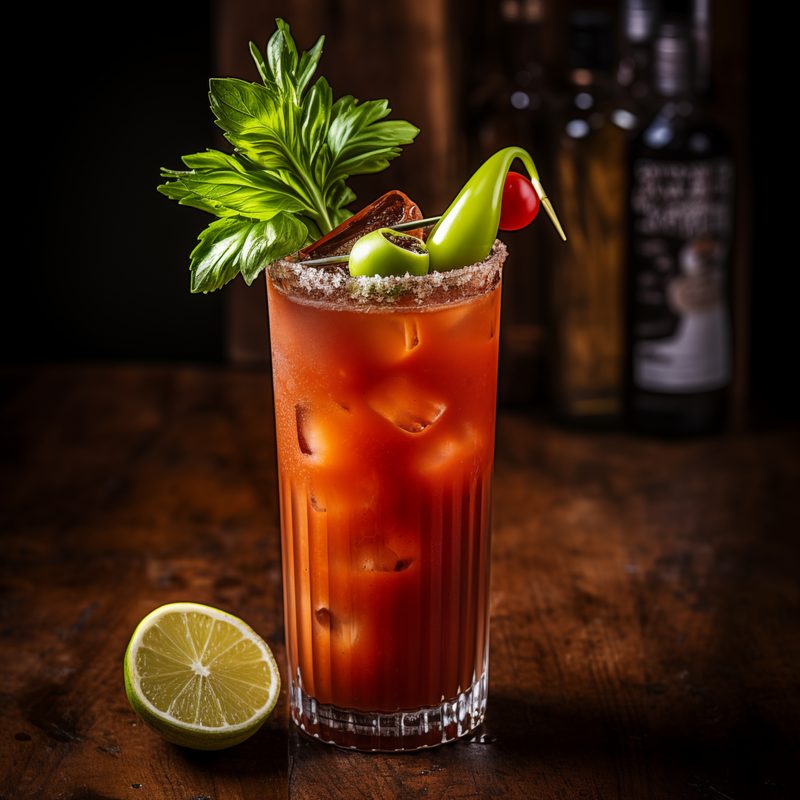 Bloody Mary made with Silverton Vodka